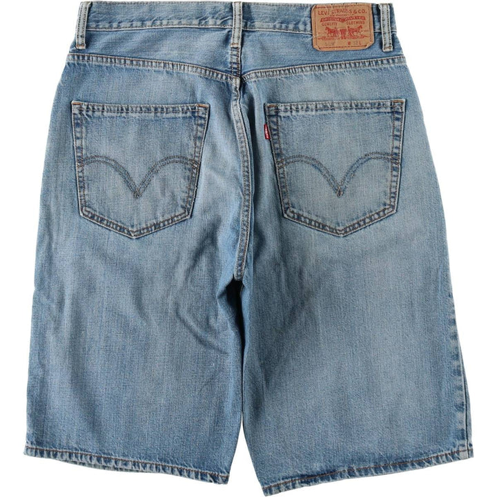 Levi's 569 Loose Straight Denim Shorts, Men's Size 33 cotton blue type Vintage Second Hand