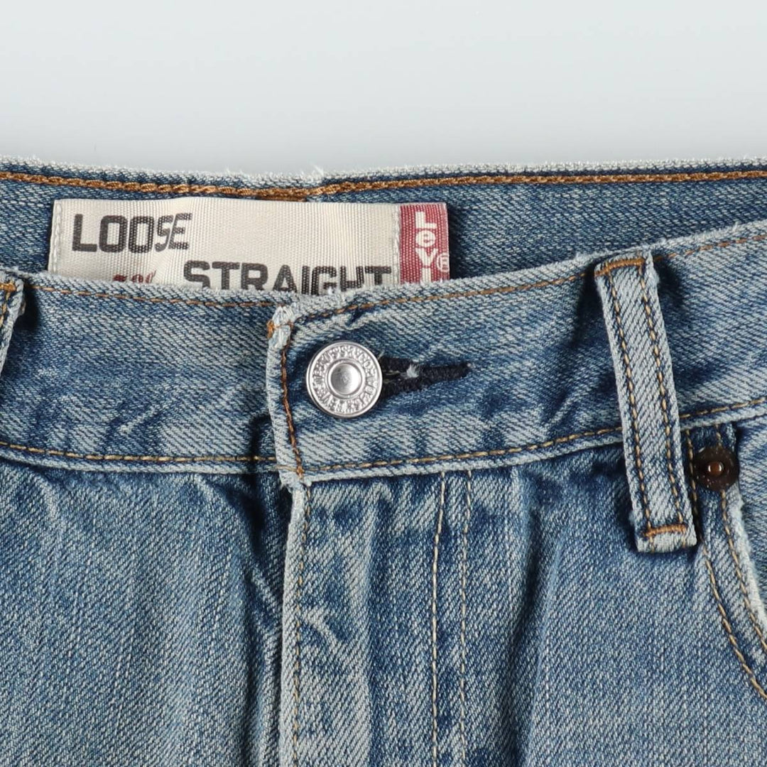 Levi's 569 Loose Straight Denim Shorts, Men's Size 33 cotton blue type Vintage Second Hand