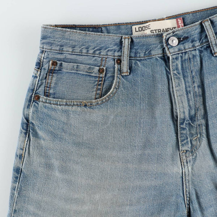 Levi's 569 Loose Straight Denim Shorts, Men's Size 33 cotton blue type Vintage Second Hand