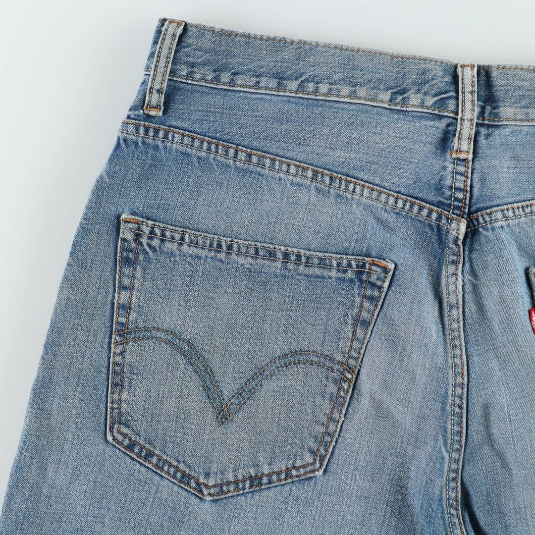 Levi's 569 Loose Straight Denim Shorts, Men's Size 33 cotton blue type Vintage Second Hand