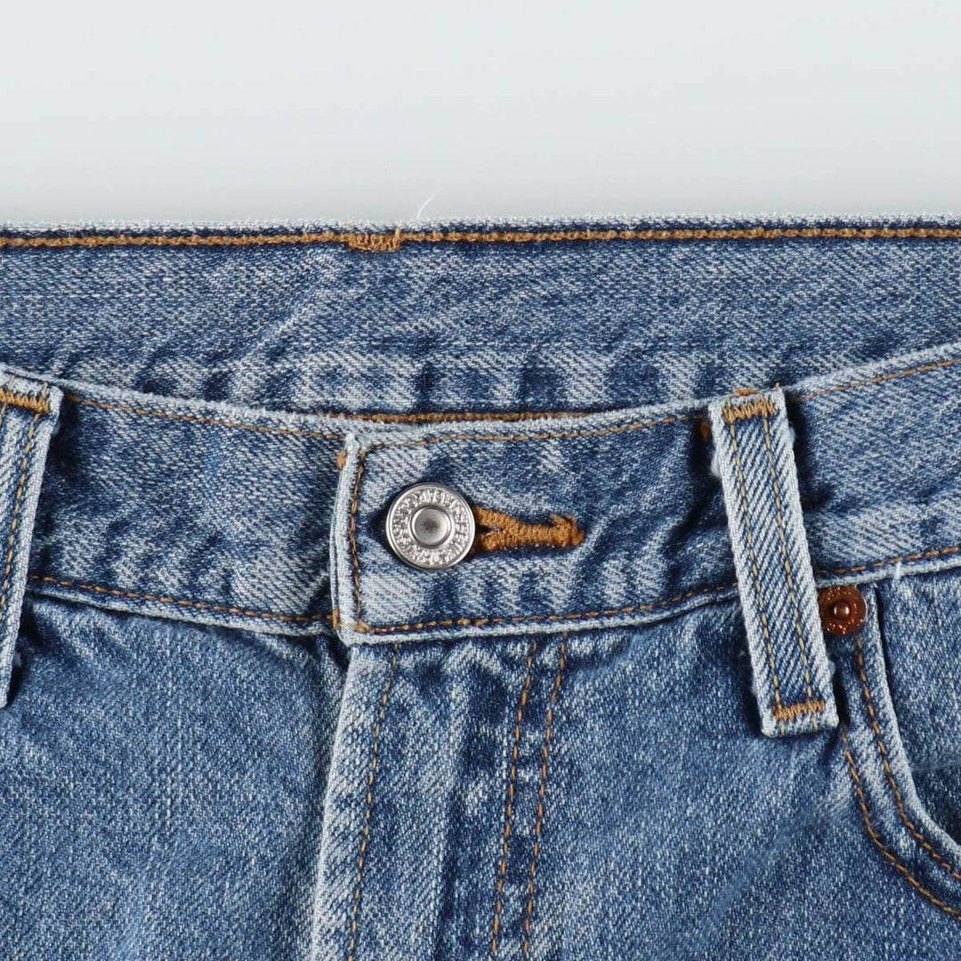 Levi's 505 Regular Fit Denim Shorts (Men's W34 equivalent) cotton blue type Vintage Second Hand