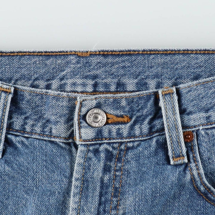 Levi's 505 Regular Fit Denim Shorts (Men's W34 equivalent) cotton blue type Vintage Second Hand
