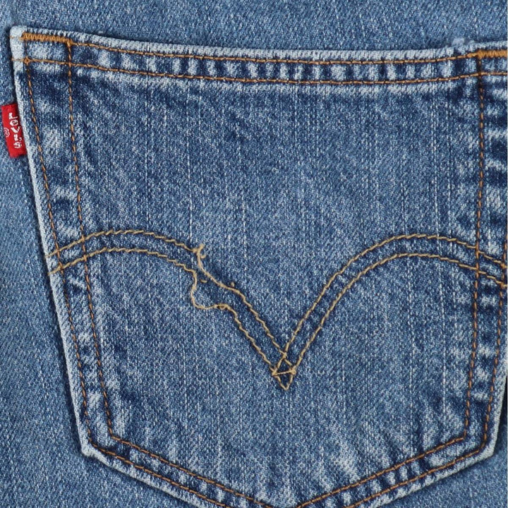Levi's 505 Regular Fit Denim Shorts (Men's W34 equivalent) cotton blue type Vintage Second Hand