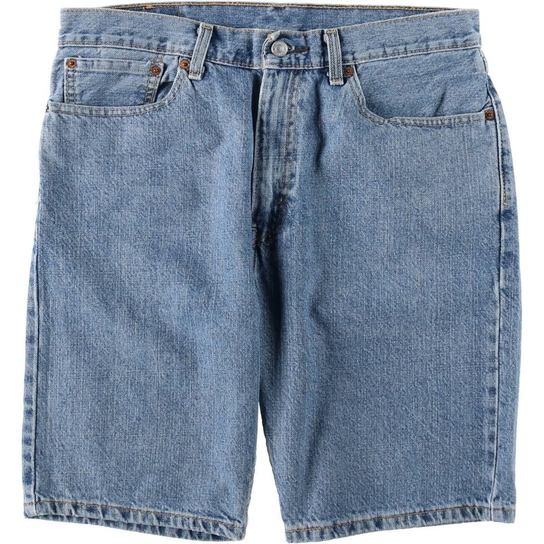 Levi's 505 Regular Fit Denim Shorts (Men's W35 equivalent) cotton blue type Vintage Second Hand