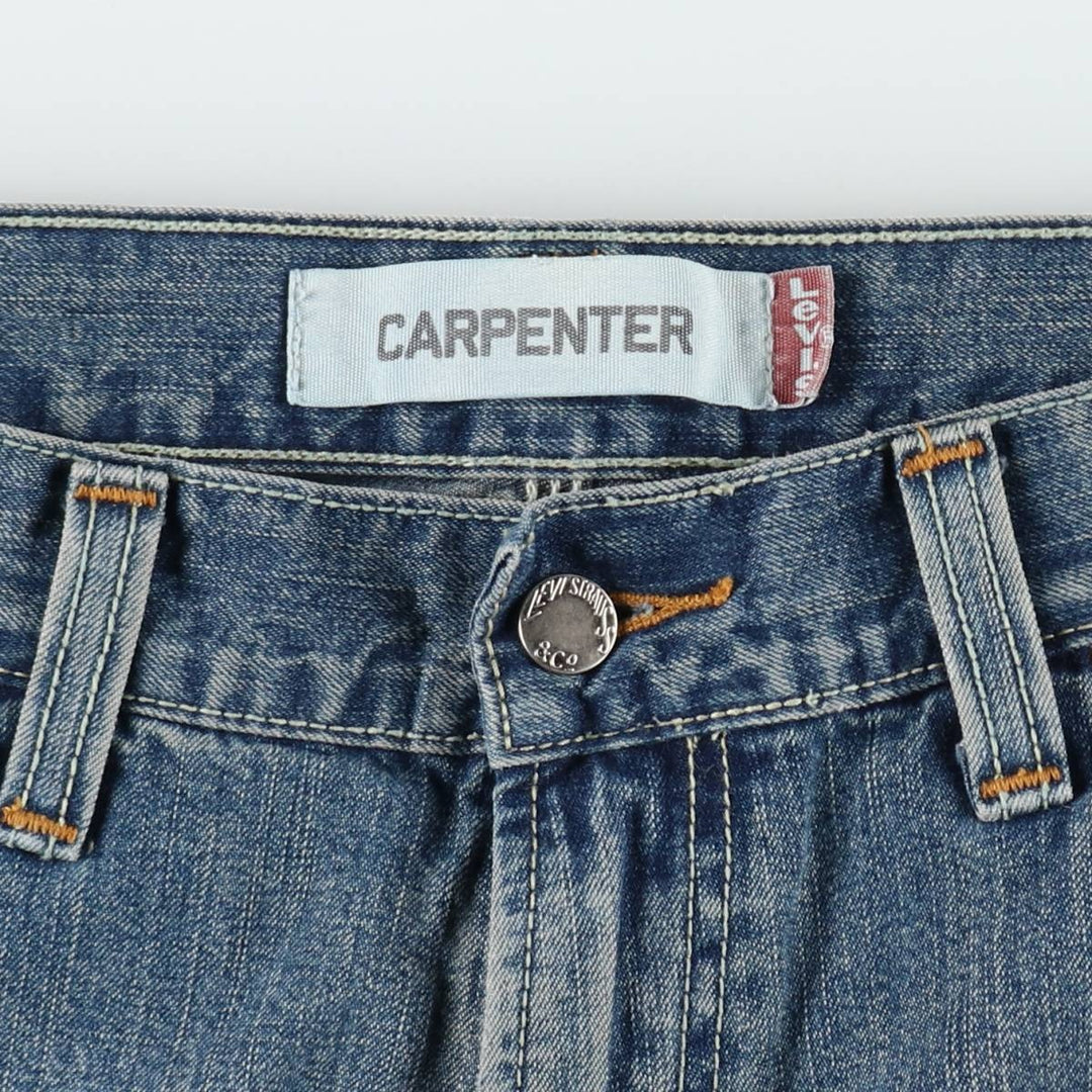 Levi's CARPENTER denim shorts, men's size W34 (approx.). cotton blue type Vintage Second Hand