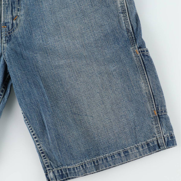 Levi's CARPENTER denim shorts, men's size W34 (approx.). cotton blue type Vintage Second Hand