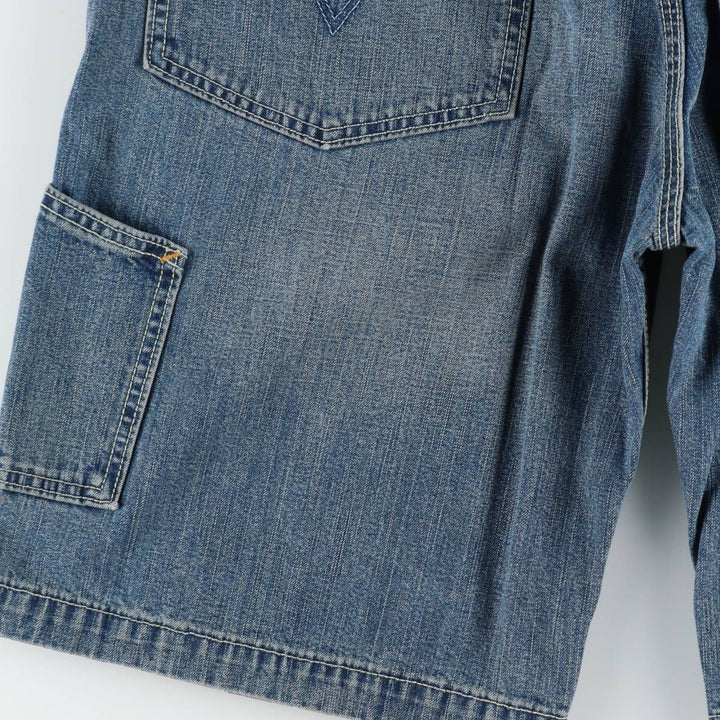 Levi's CARPENTER denim shorts, men's size W34 (approx.). cotton blue type Vintage Second Hand