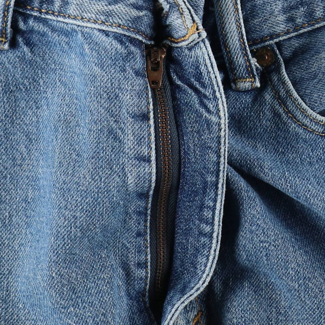 Levi's 505 denim shorts, men's size W37 (approx.) unclear blue type Vintage Second Hand