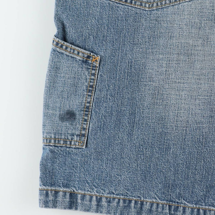 Levi's CARPENTER denim shorts, men's size W36 (approx.). cotton blue type Vintage Second Hand