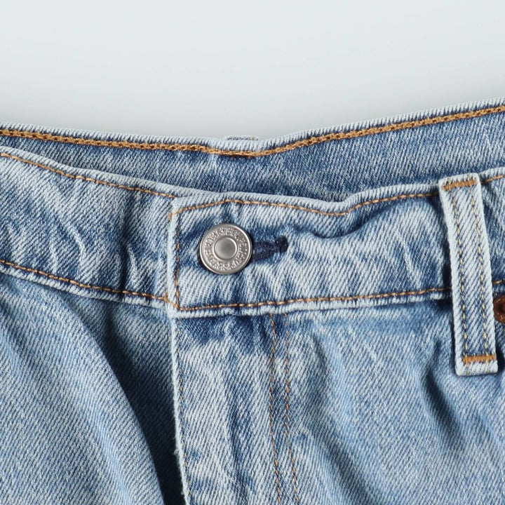 Levi's 569 denim shorts, half pants, jorts, men's size w36 cotton Blue type light blue Vintage Second Hand