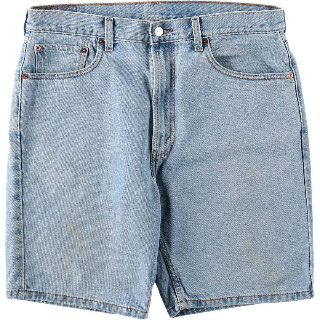 2000'S Levi's 505 Regular Fit Denim Shorts, Men's Size 37 cotton Blue type light blue Vintage Second Hand