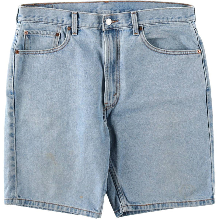 2000'S Levi's 505 Regular Fit Denim Shorts, Men's Size 37 cotton Blue type light blue Vintage Second Hand