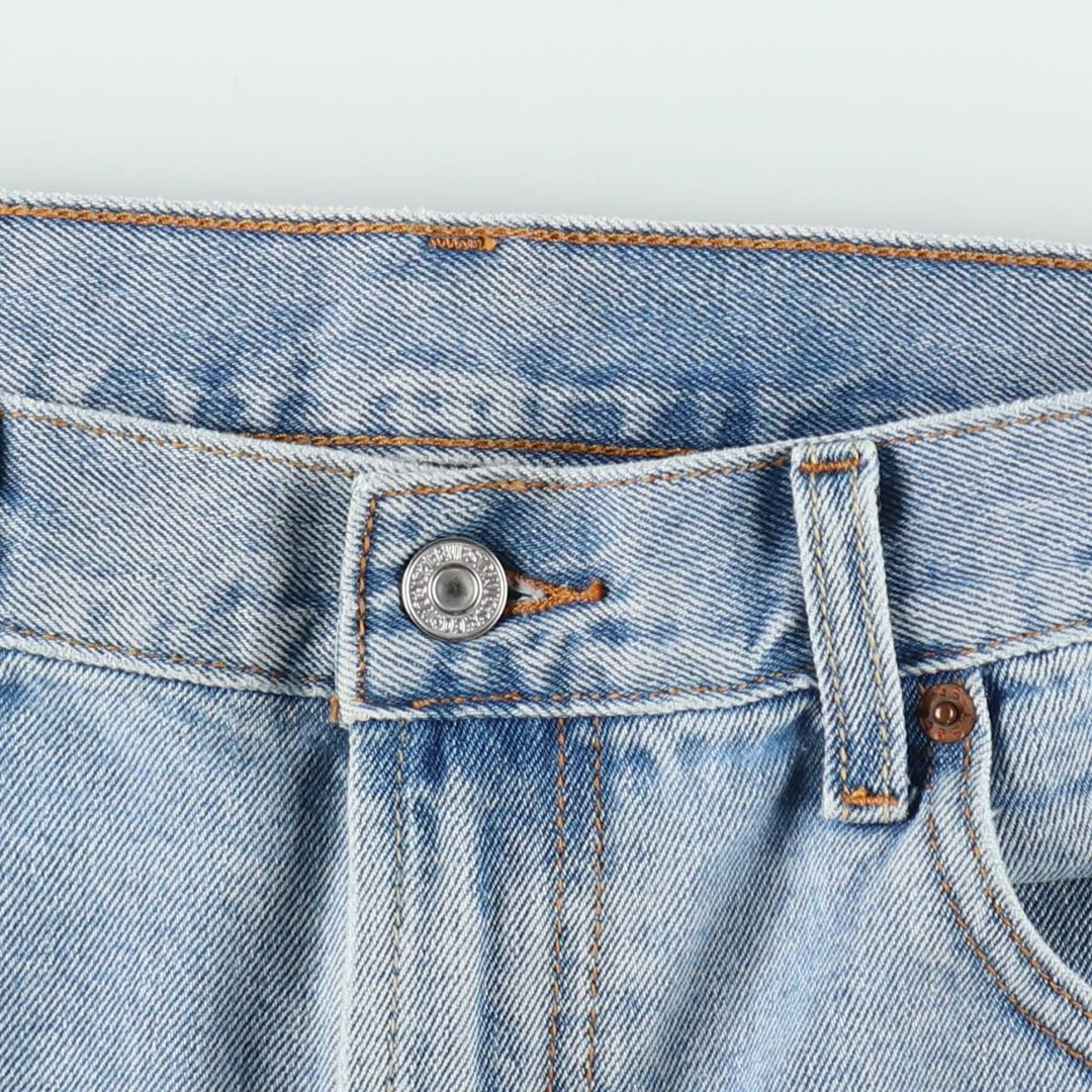 2000'S Levi's 505 Regular Fit Denim Shorts, Men's Size 37 cotton Blue type light blue Vintage Second Hand