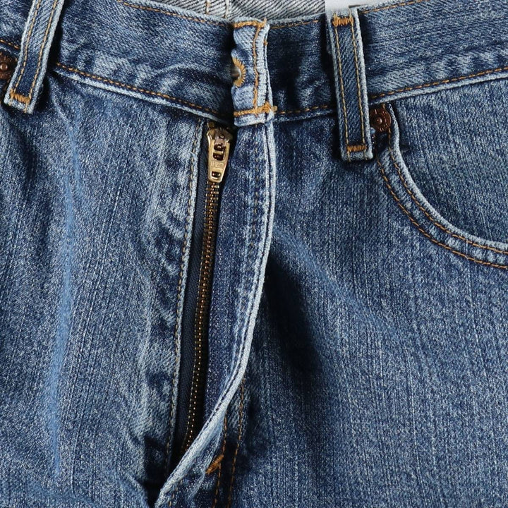 00'S Levi's 550 Relaxed Fit Denim Shorts for Men, Size W34 cotton blue type Vintage Second Hand