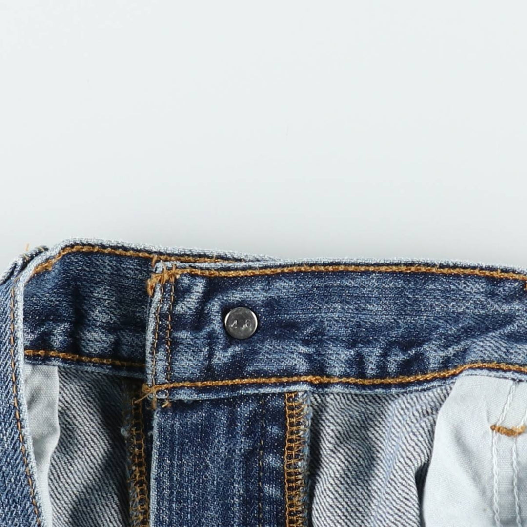 00'S Levi's 550 Relaxed Fit Denim Shorts for Men, Size W34 cotton blue type Vintage Second Hand