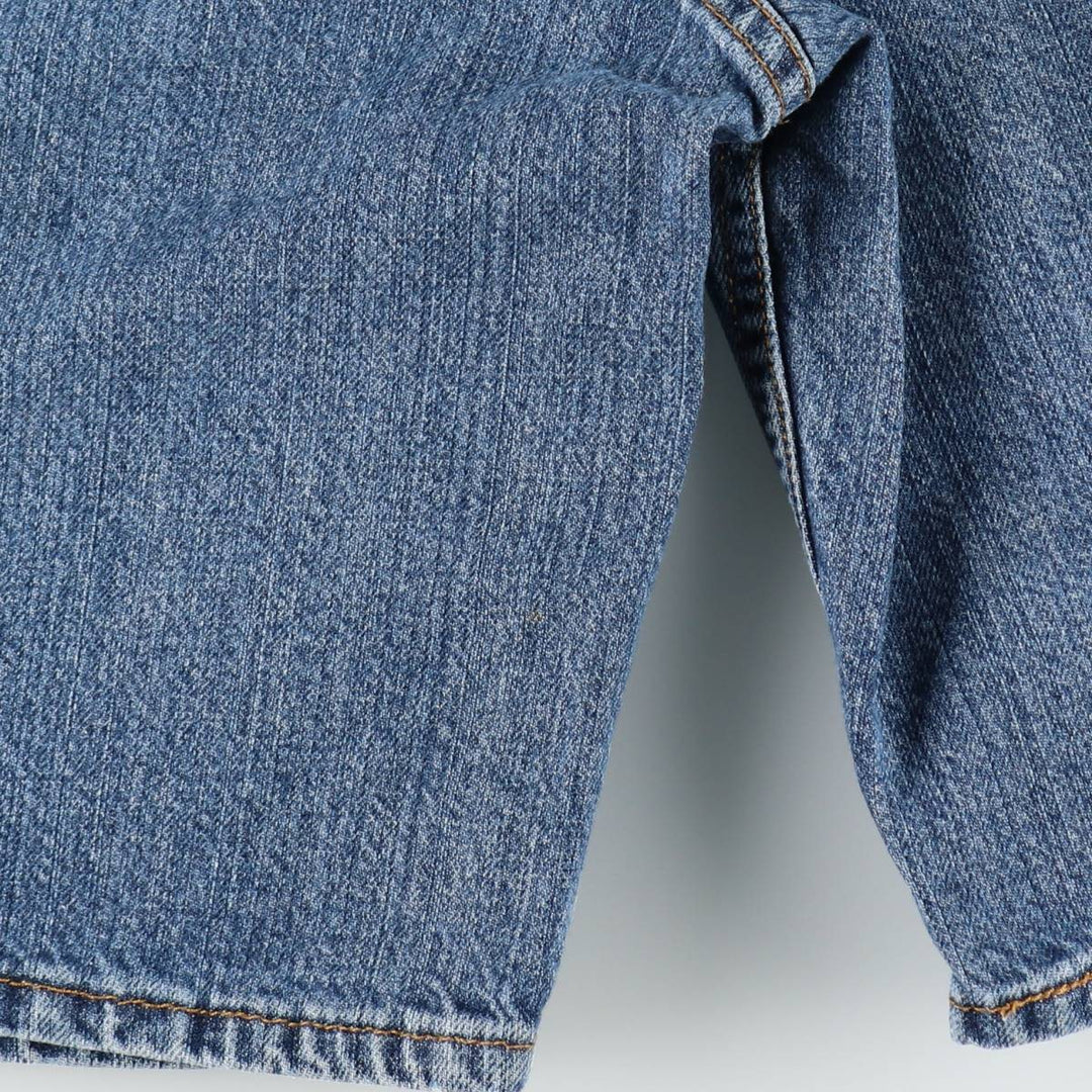 00'S Levi's 550 Relaxed Fit Denim Shorts for Men, Size W34 cotton blue type Vintage Second Hand