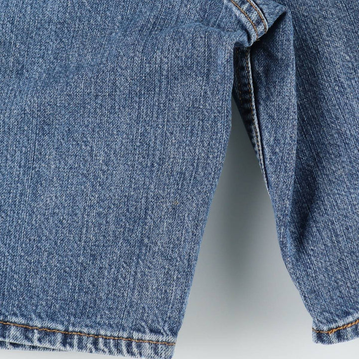 00'S Levi's 550 Relaxed Fit Denim Shorts for Men, Size W34 cotton blue type Vintage Second Hand