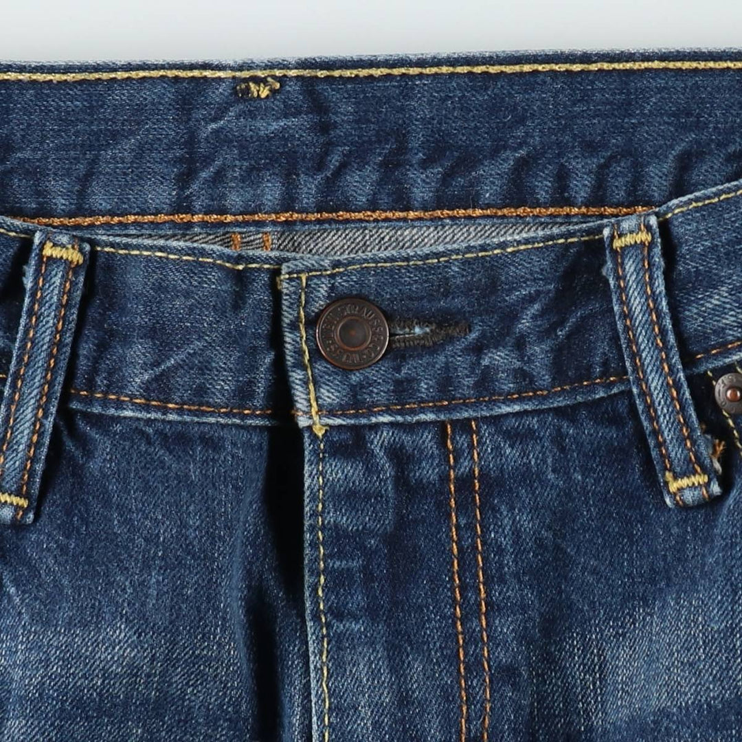 Levi's 569 denim shorts, half pants, jorts, men's size w36 cotton blue type Vintage Second Hand