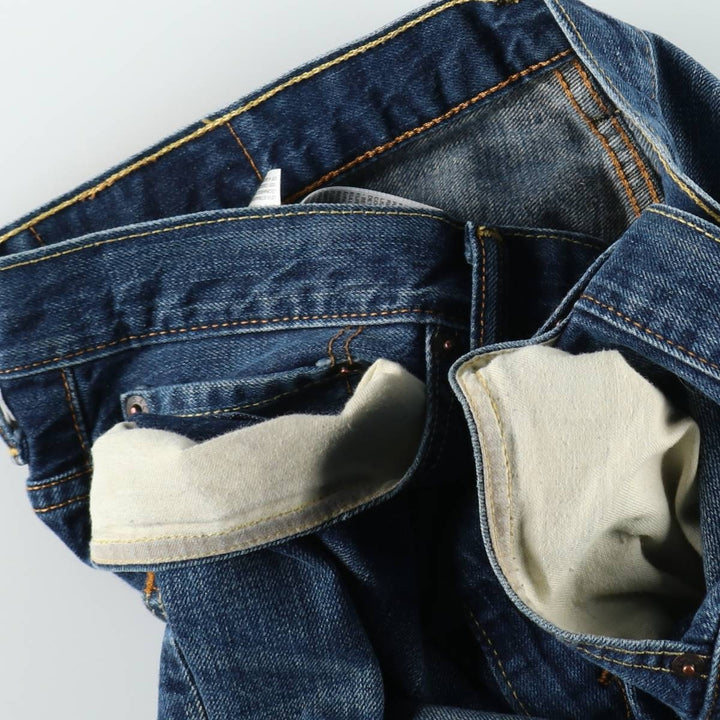 Levi's 569 denim shorts, half pants, jorts, men's size w36 cotton blue type Vintage Second Hand