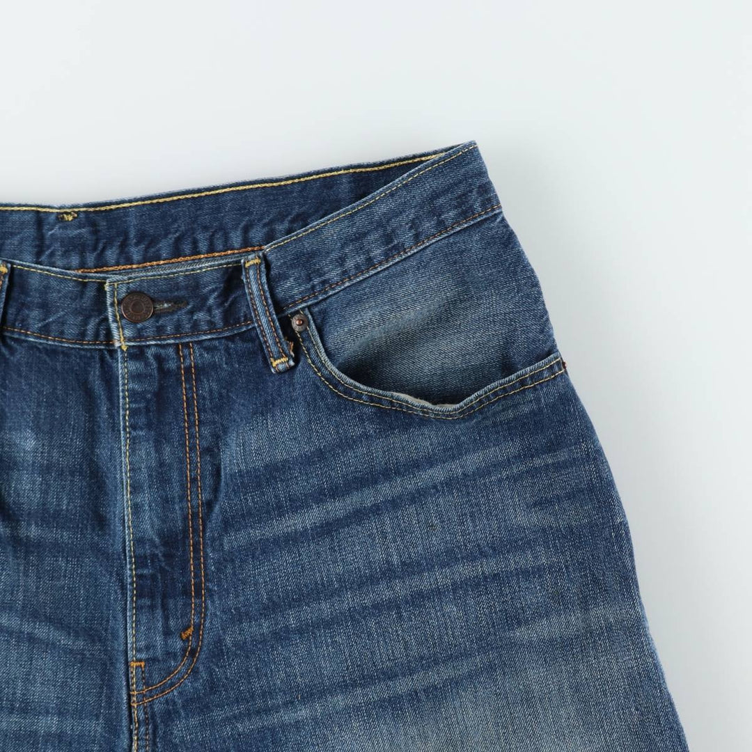Levi's 569 denim shorts, half pants, jorts, men's size w36 cotton blue type Vintage Second Hand