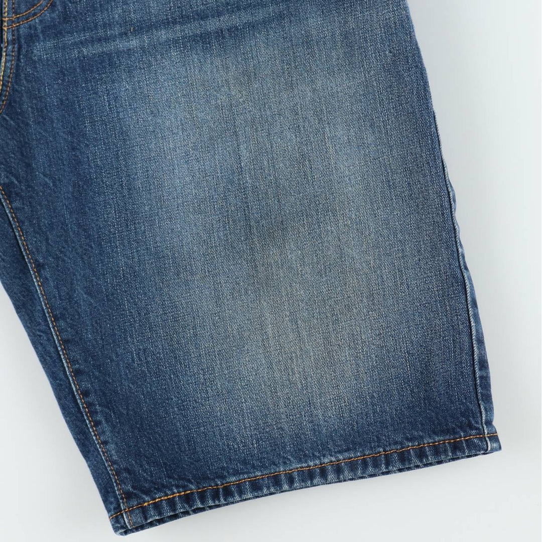 Levi's 569 denim shorts, half pants, jorts, men's size w36 cotton blue type Vintage Second Hand