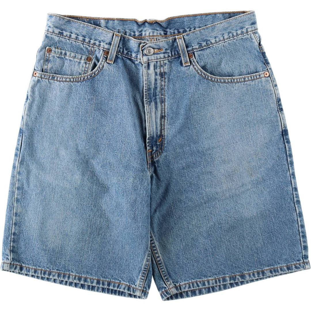 Levi's 550 denim shorts, short pants for men, size W34 unclear blue type Vintage Second Hand