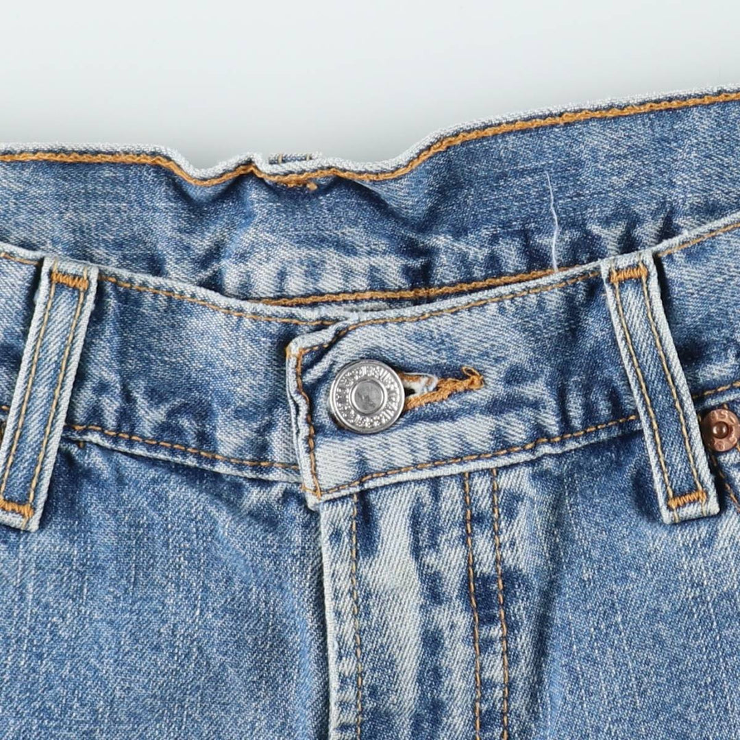 Levi's 550 denim shorts, short pants for men, size W34 unclear blue type Vintage Second Hand