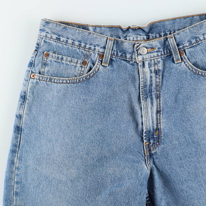 Levi's 550 denim shorts, short pants for men, size W34 unclear blue type Vintage Second Hand