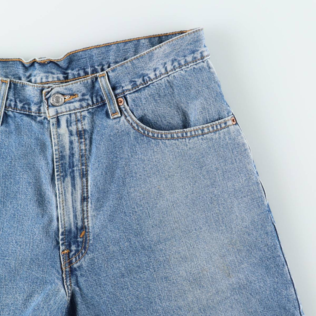 Levi's 550 denim shorts, short pants for men, size W34 unclear blue type Vintage Second Hand