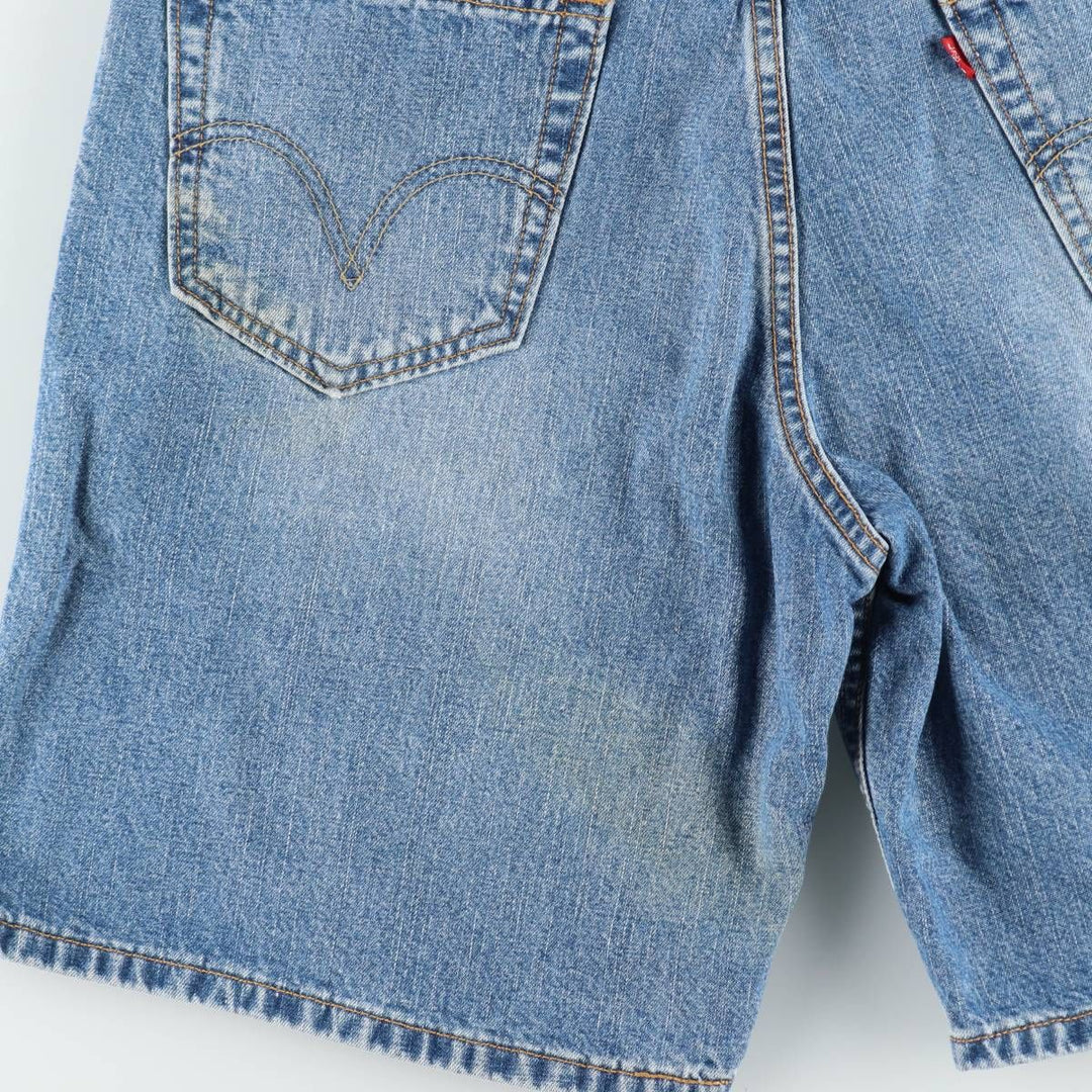 Levi's 550 denim shorts, short pants for men, size W34 unclear blue type Vintage Second Hand