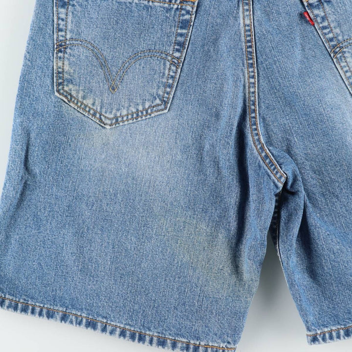 Levi's 550 denim shorts, short pants for men, size W34 unclear blue type Vintage Second Hand