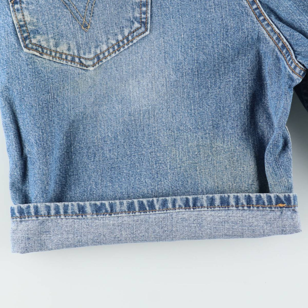 Levi's 550 denim shorts, short pants for men, size W34 unclear blue type Vintage Second Hand