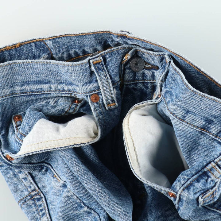 Levi's 550 denim shorts, short pants for men, equivalent to w31 cotton blue type Vintage Second Hand