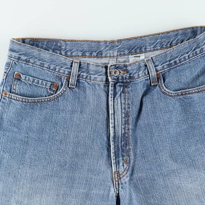00'S Levi's 550 Relaxed Fit Denim Shorts for Men, Size W36 cotton blue type Vintage Second Hand