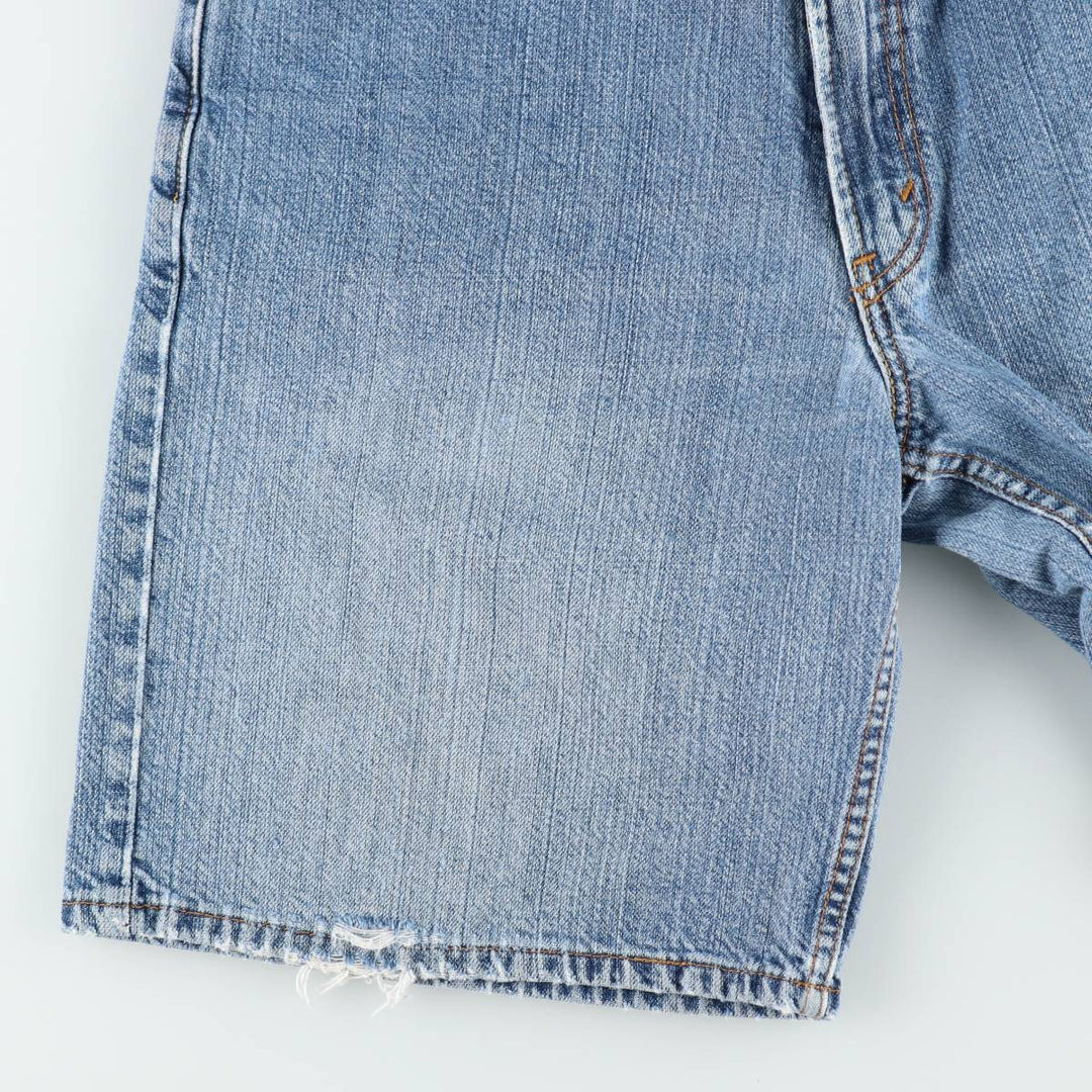 00'S Levi's 550 Relaxed Fit Denim Shorts for Men, Size W36 cotton blue type Vintage Second Hand
