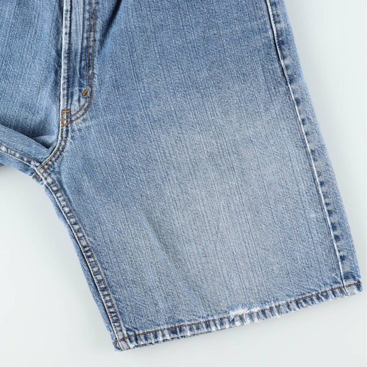 00'S Levi's 550 Relaxed Fit Denim Shorts for Men, Size W36 cotton blue type Vintage Second Hand