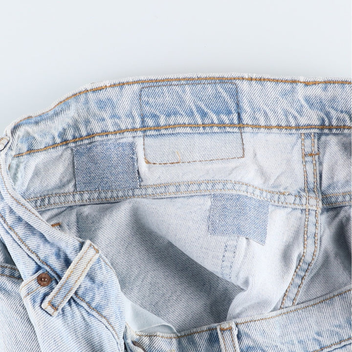 90'S Levi's 550 Relaxed Fit Orange Tab Denim Shorts (Men's W34 equivalent) cotton blue type Vintage Second Hand