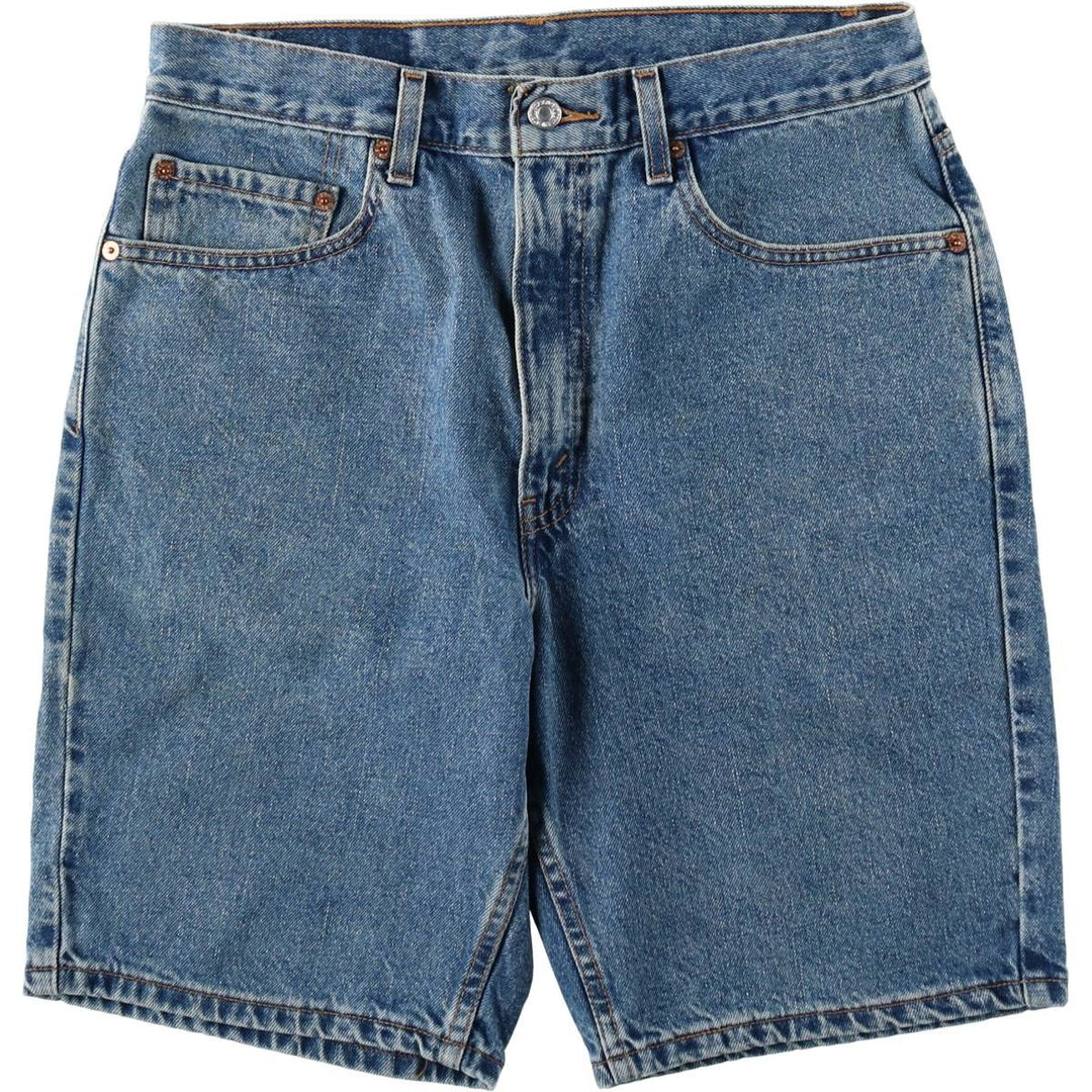90'S Vintage Levi's 505 Regular Fit Denim Shorts, Men's Size 32 cotton blue type Vintage Second Hand