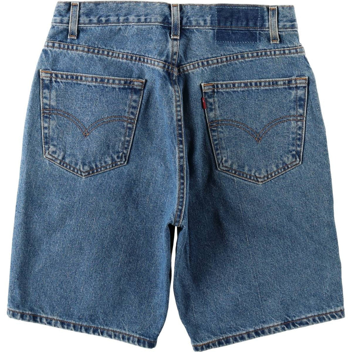 90'S Vintage Levi's 505 Regular Fit Denim Shorts, Men's Size 32 cotton blue type Vintage Second Hand