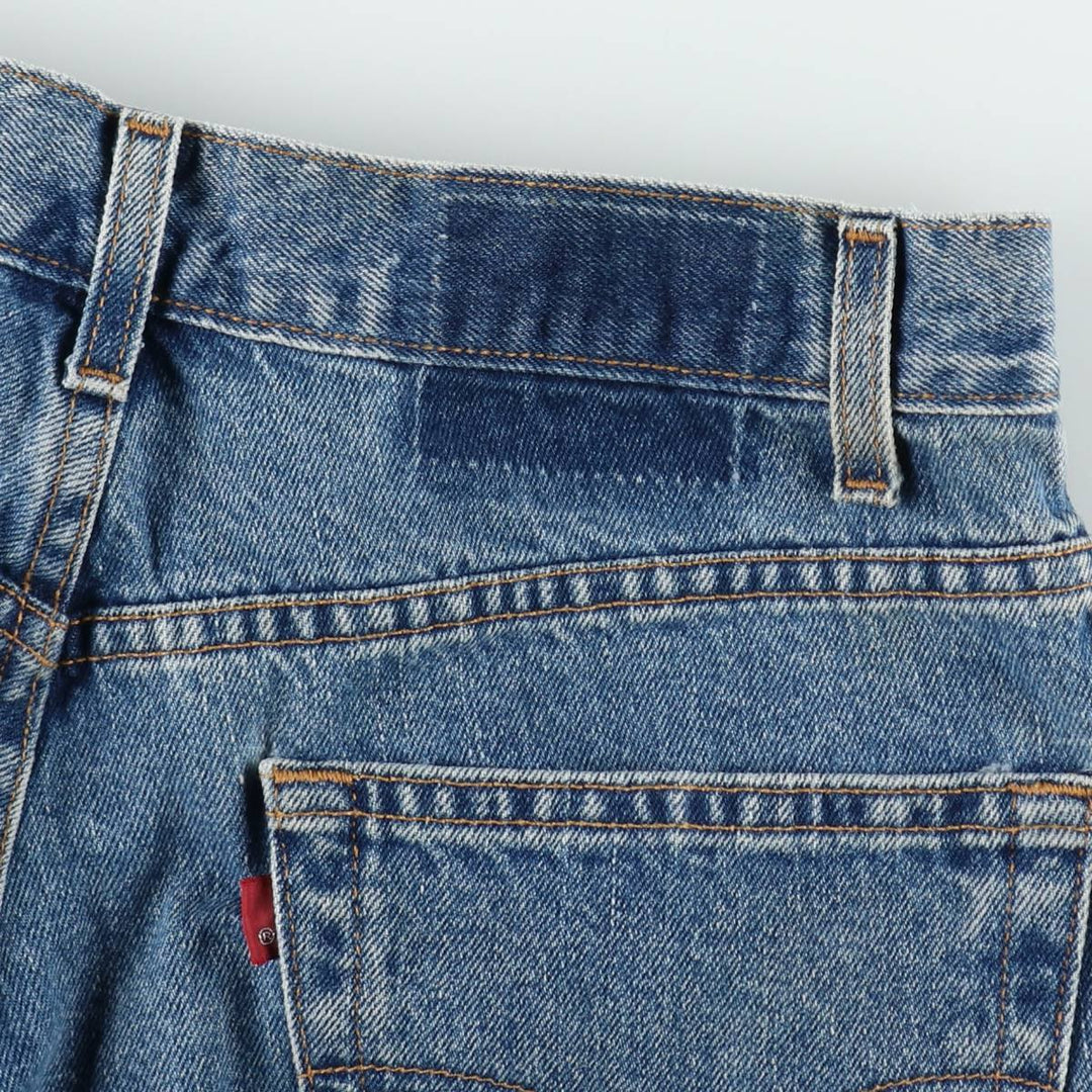 90'S Vintage Levi's 505 Regular Fit Denim Shorts, Men's Size 32 cotton blue type Vintage Second Hand