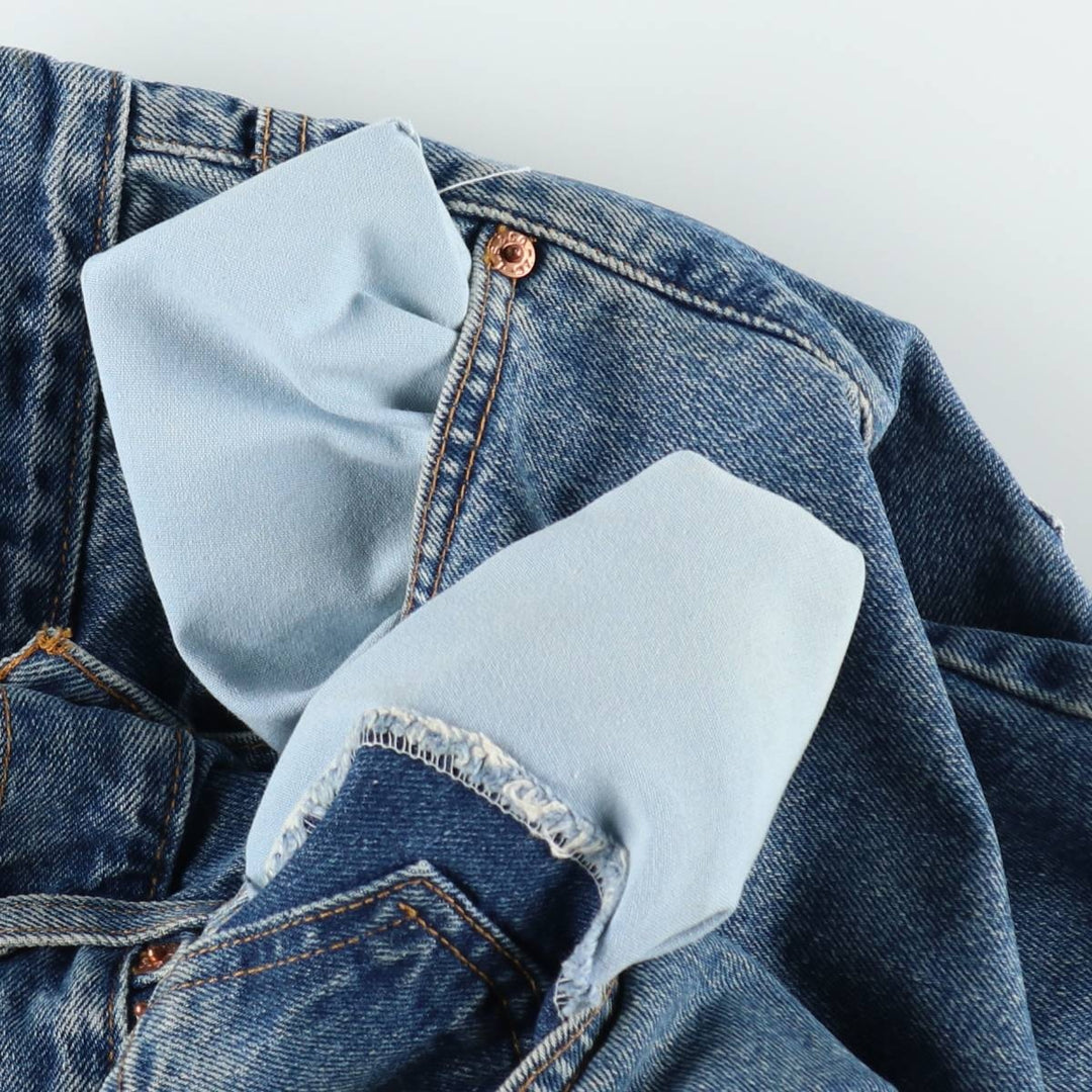 90'S Vintage Levi's 505 Regular Fit Denim Shorts, Men's Size 32 cotton blue type Vintage Second Hand