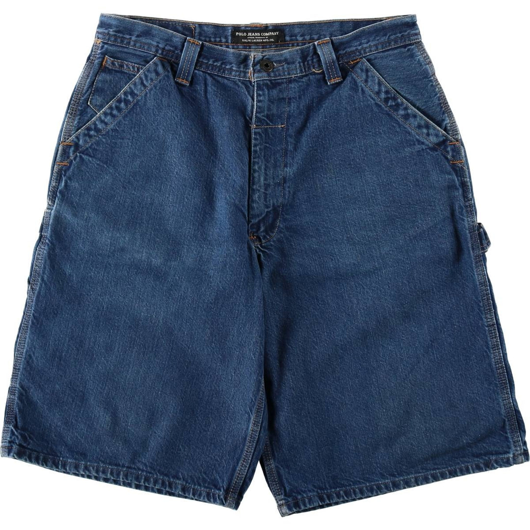 Ralph Lauren POLO JEANS COMPANY Denim Painter Jogs Shorts cotton blue type Vintage Second Hand