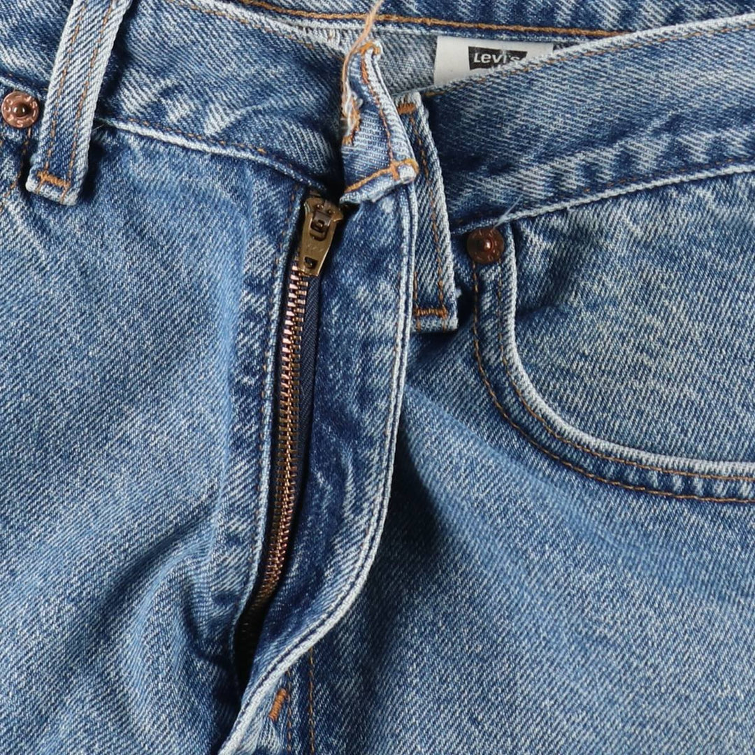 00'S Levi's 550 Relaxed Fit Denim Shorts for Men, Size W33 cotton blue type Vintage Second Hand