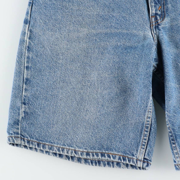 00'S Levi's 550 Relaxed Fit Denim Shorts for Men, Size W33 cotton blue type Vintage Second Hand