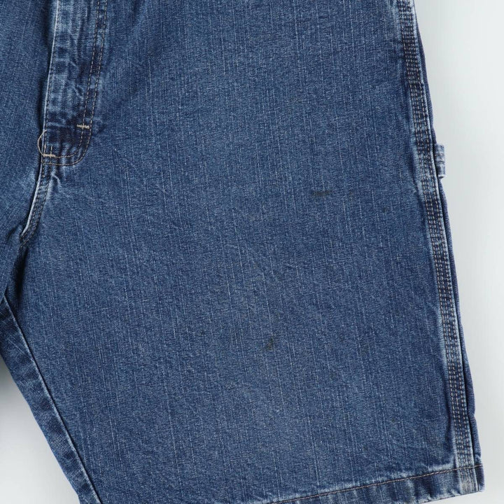 Wrangler CARPENTER Denim Painter Shorts, Shorts, Men's, W36 equivalent cotton blue type Vintage Second Hand