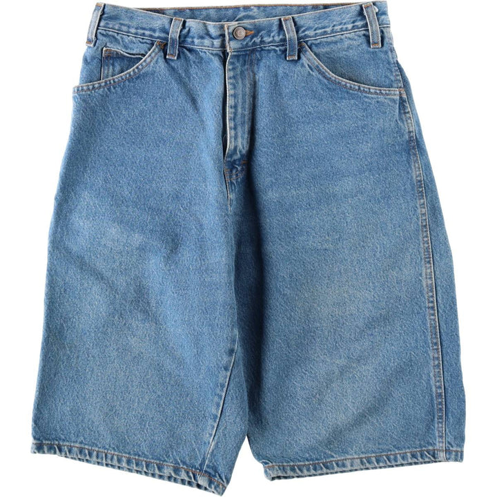 Dickies denim shorts, men's size W31 (approx.) unclear blue type Vintage Second Hand