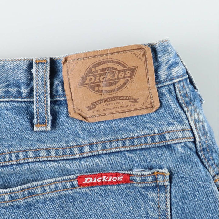Dickies denim shorts, men's size W31 (approx.) unclear blue type Vintage Second Hand