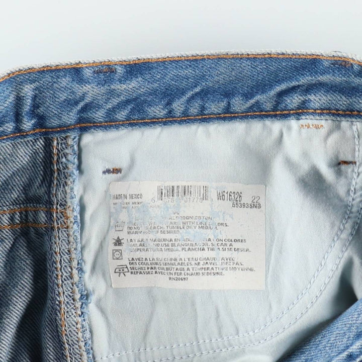 Dickies denim shorts, men's size W31 (approx.) unclear blue type Vintage Second Hand