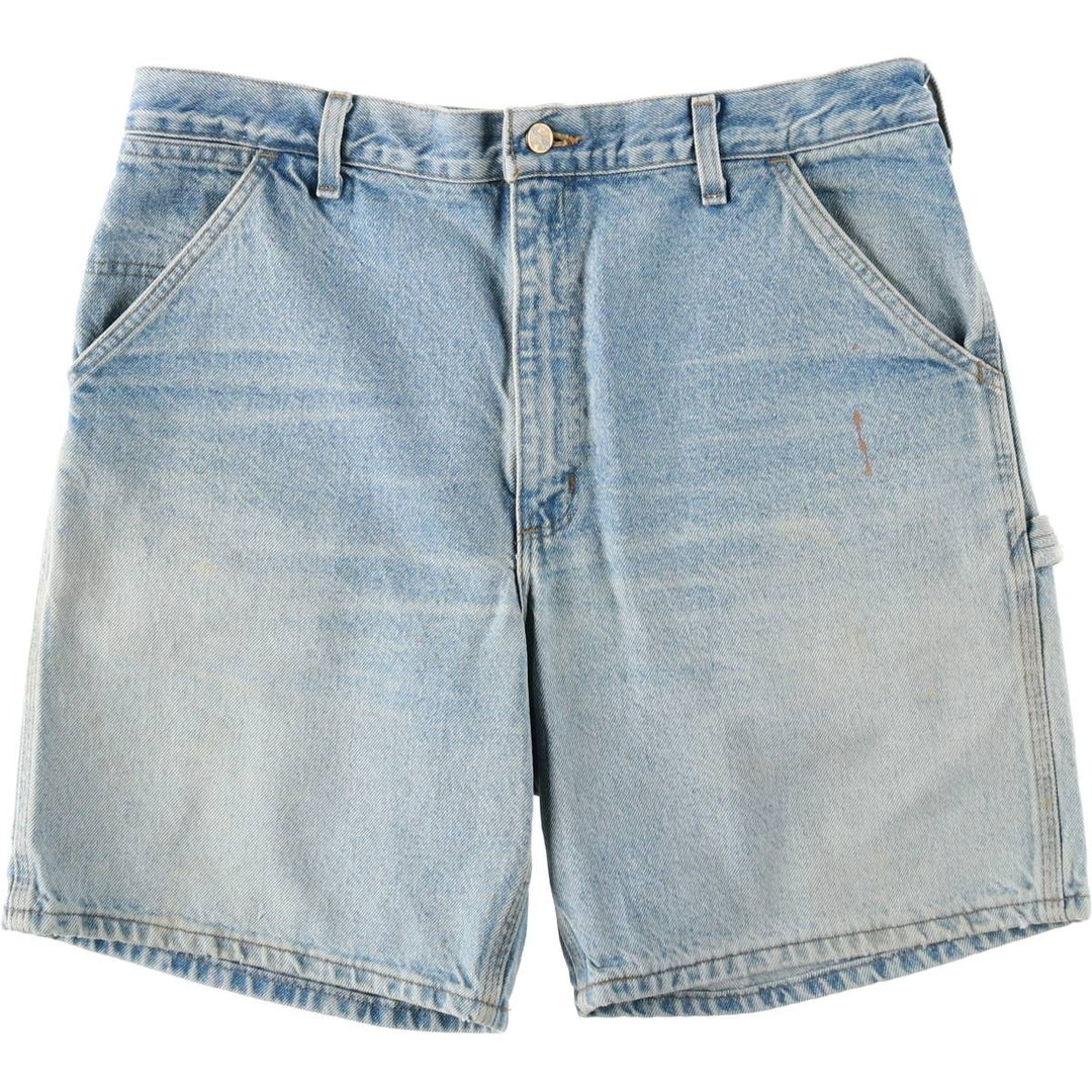 00'S Carhartt Denim Painter Shorts, Men's W36 cotton blue type Vintage Second Hand