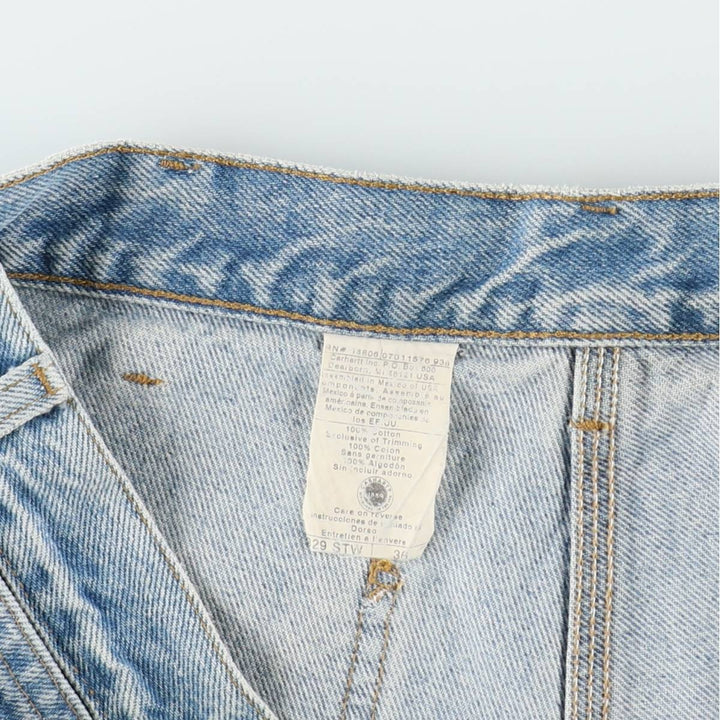 00'S Carhartt Denim Painter Shorts, Men's W36 cotton blue type Vintage Second Hand